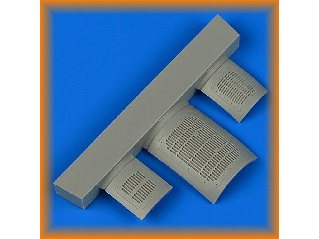 QUICKBOOST 1/48 Su-34 Fullback tail cooling grilles  for KITTYH