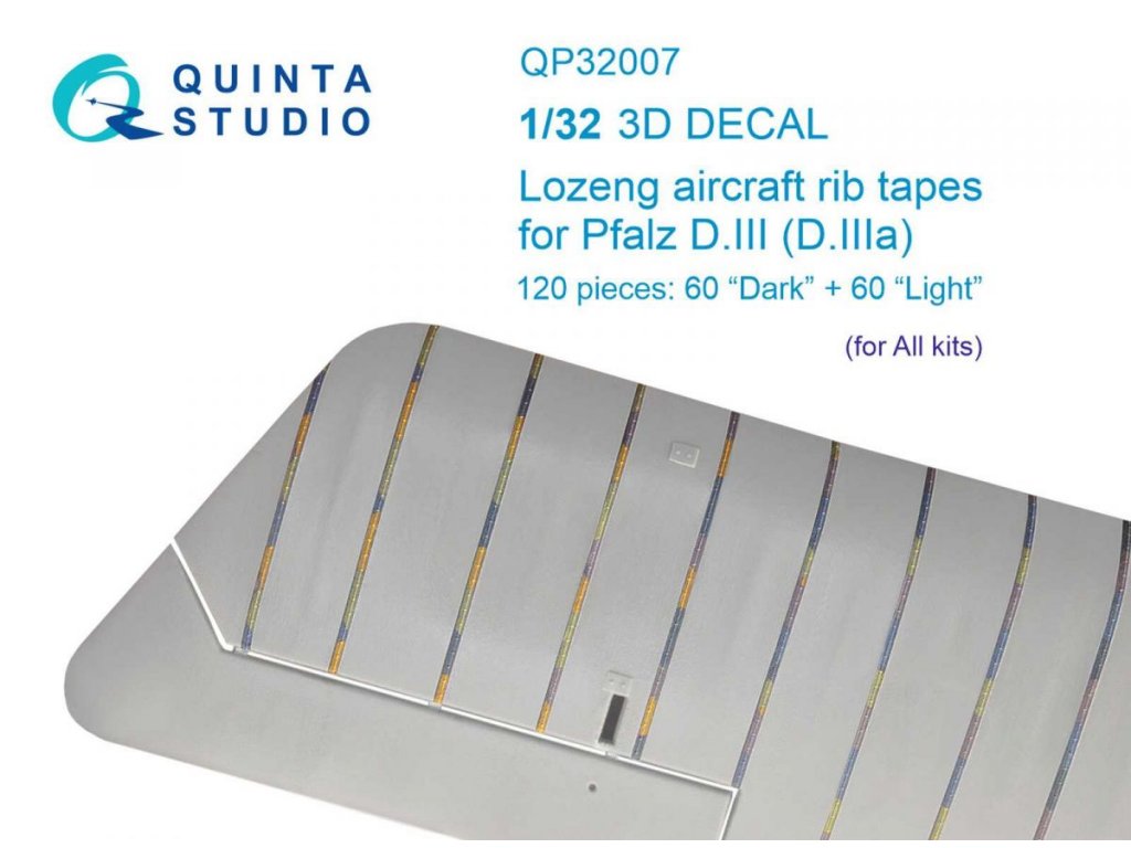 QUINTA 1/32 Lozeng rib tapes for Pfalz DIII-DIIIa (All)