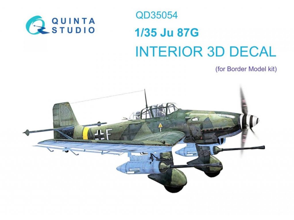 QUINTA 1/35 Ju 87G Stuka 3D-Printed & Color Interior (Border M.)