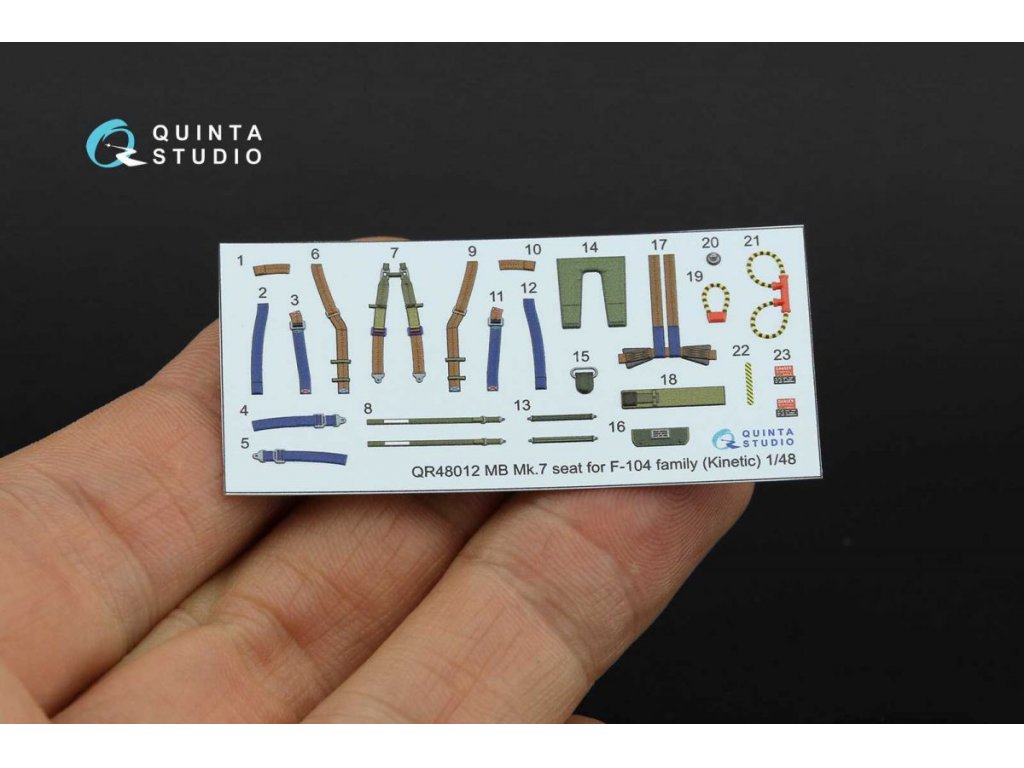 QUINTA 1/48 MB Mk.7 seat for F-104 Starfighter family for KIN