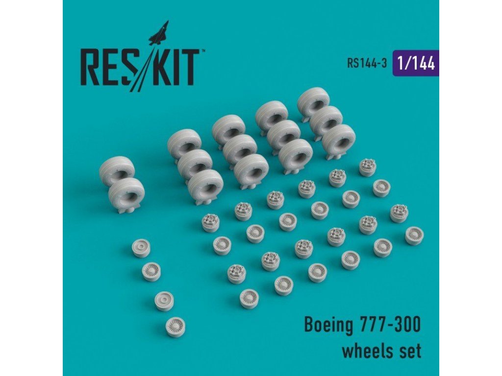 RESKIT 1/144 Boeing 747-300 wheels for REV