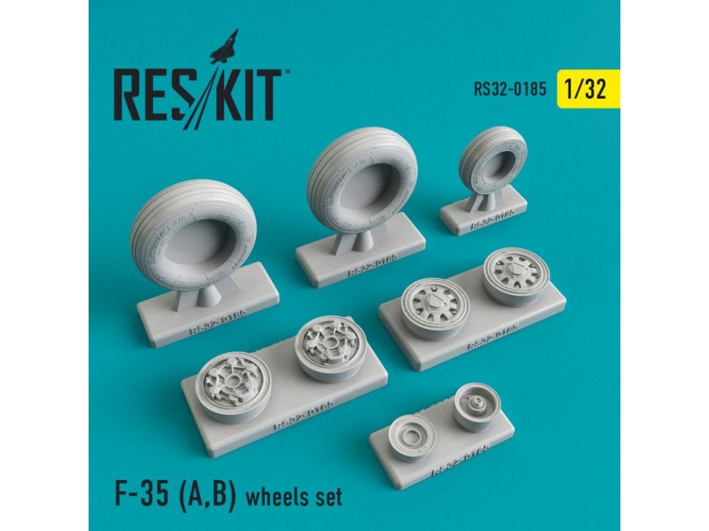 RESKIT 1/32 F-35 for A,B wheels set for ACAD/ITAL