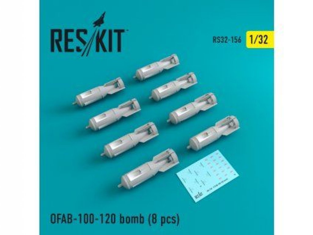 RESKIT 1/32 OFAB-100-120 bomb (8 pcs.)