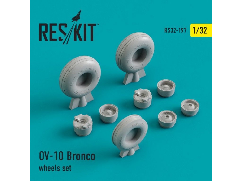 RESKIT 1/32 OV-10 Bronco wheel set for KTH