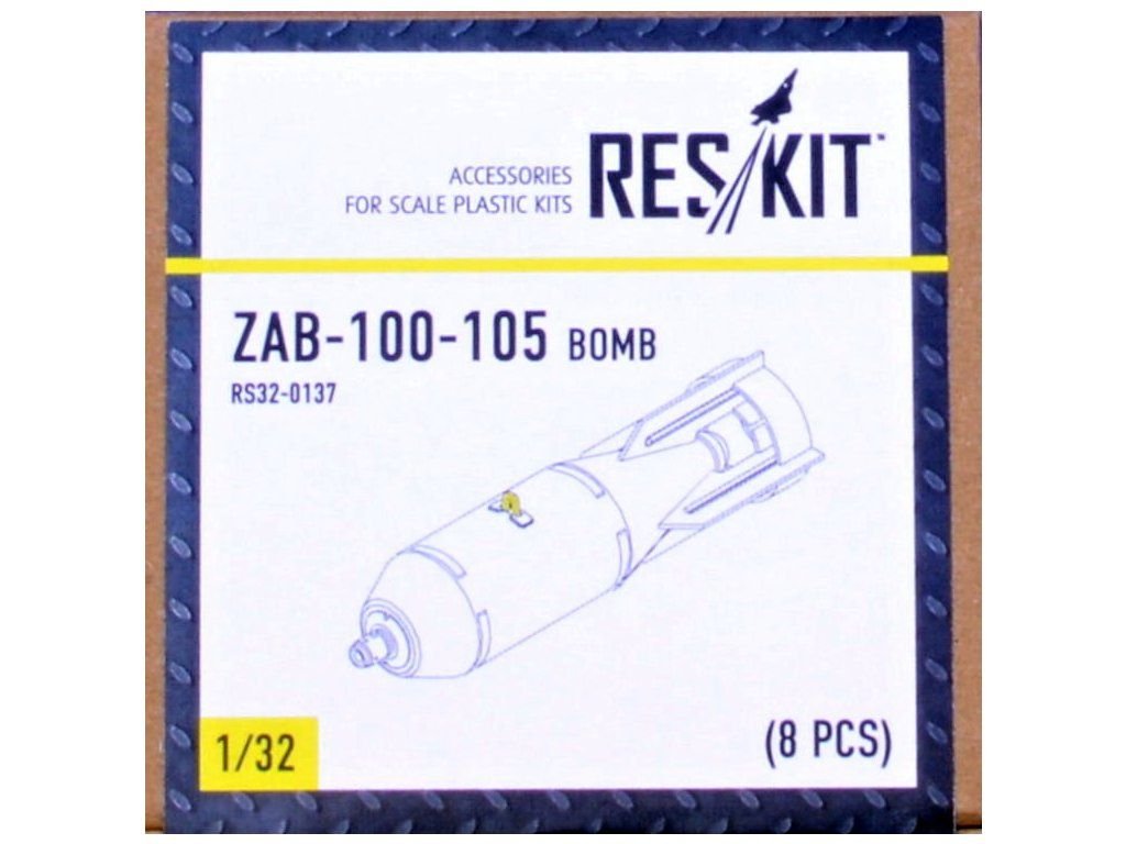 RESKIT 1/32 ZAB-100-105 Bombs - 8 pcs. for TRU