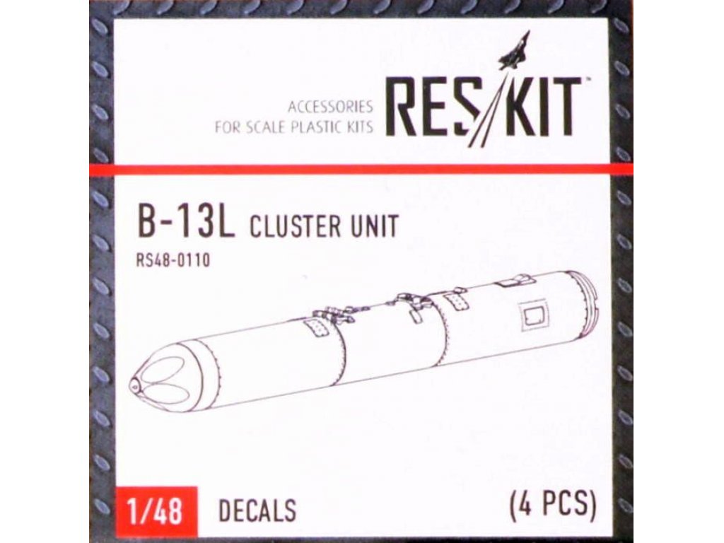 RESKIT 1/48 B-13L Cluster Unit for 4 pcs.