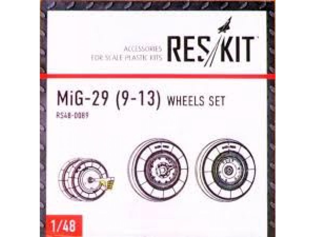 RESKIT 1/48 MiG-29 for 9-13  wheels set for GHW
