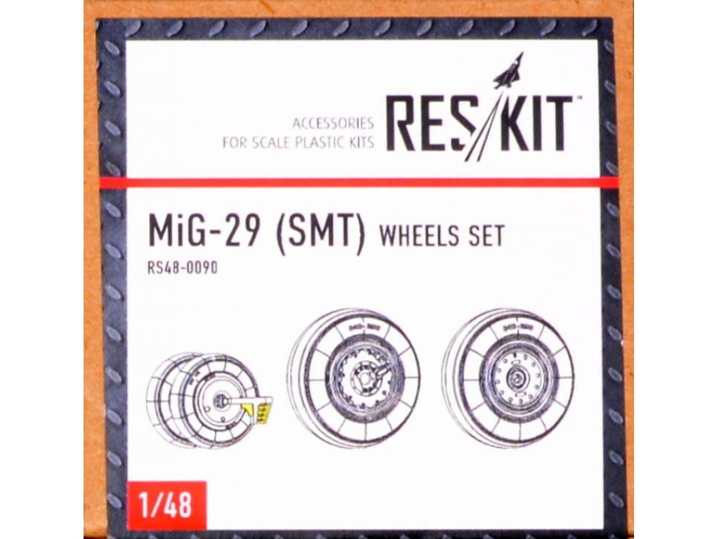 RESKIT 1/48 MiG-29 SMT wheels set for GHW