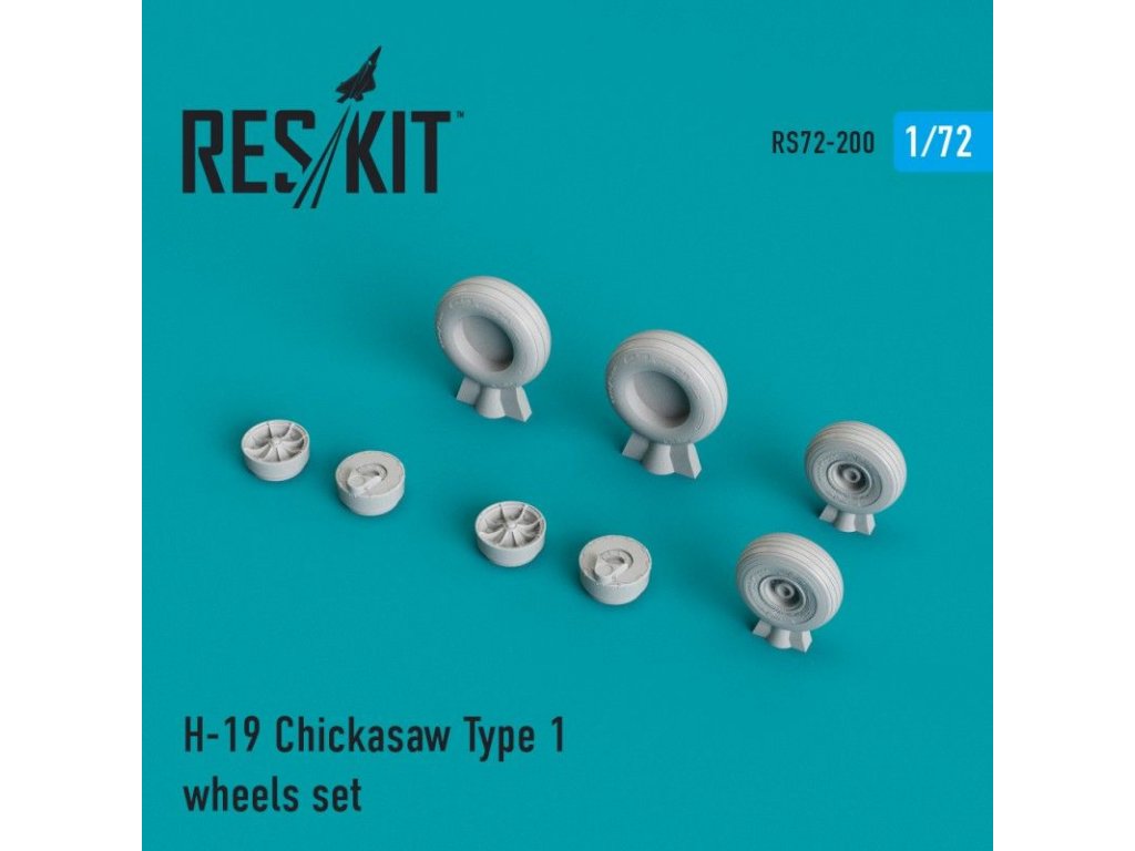 RESKIT 1/72 H-19 Chickasaw Type 1 - wheels for ITA