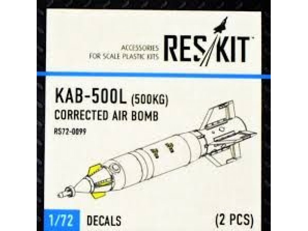 RESKIT 1/72 KAB-500L for 500kg  Corrected Air Bomb for 2 pcs.