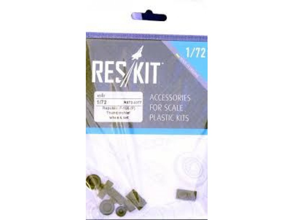 RESKIT 1/72 Republic F-105for F  Thuderchief wheels for HAS