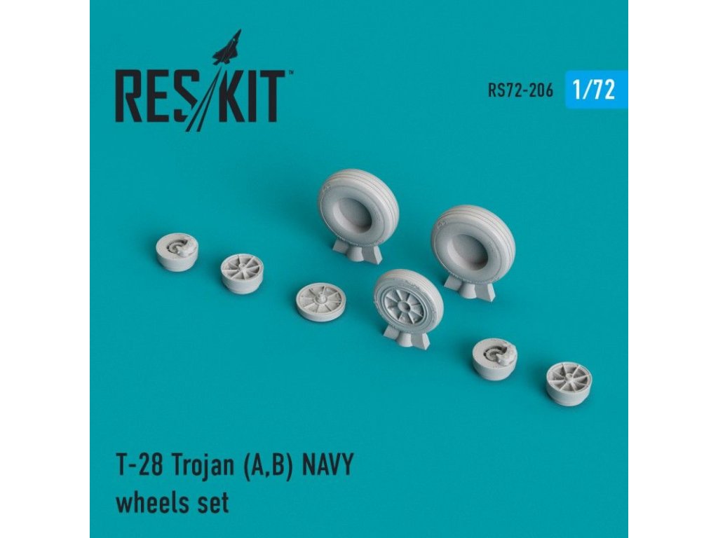 1/72 T-28 Trojan (A,B) NAVY wheels (SWORD,HELL)