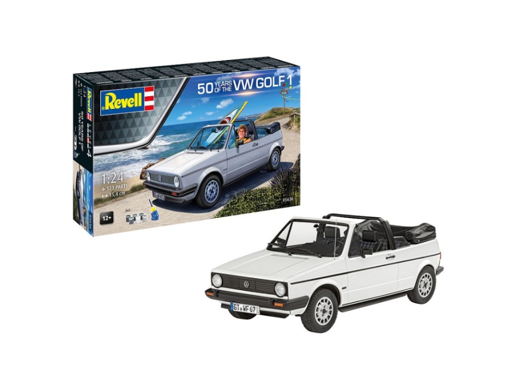 REVELL 05636 1/24 Gift Set - 50 Years of VW Golf 1