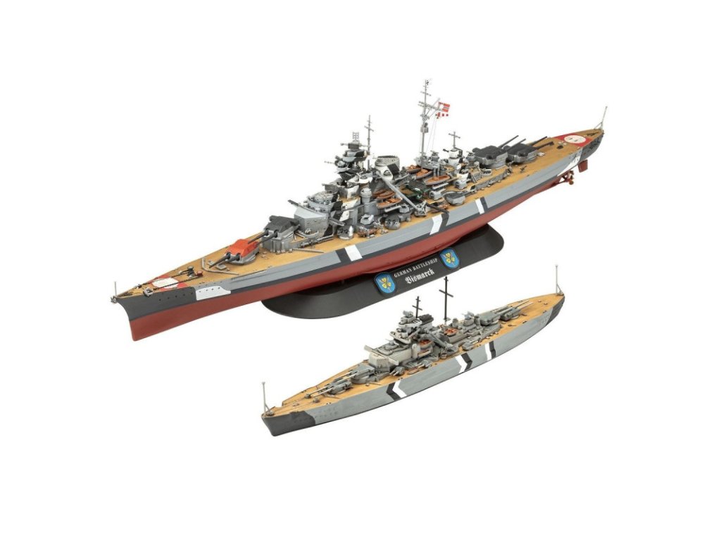 REVELL 05637 1/700 Gift Set - The Legendary Bismarck