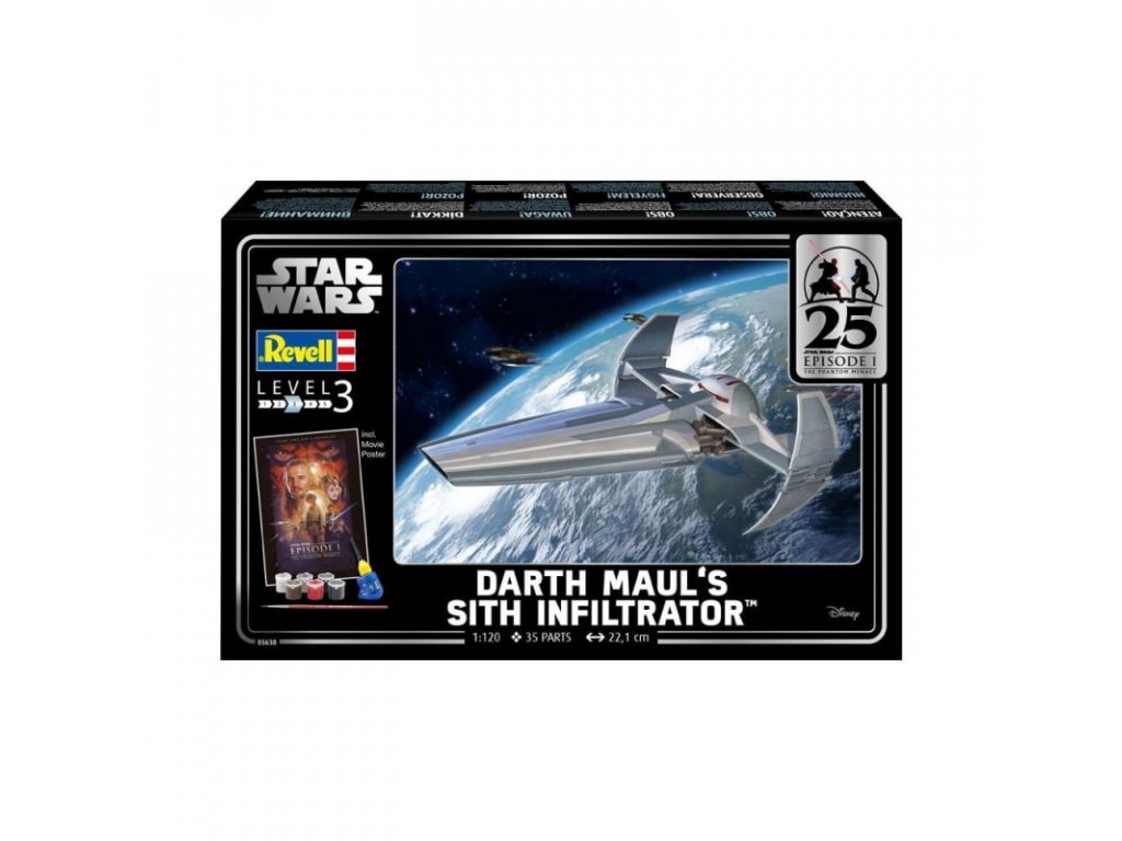 REVELL 05638 1/120 EP1 Darth Maul's Sith Infiltrator - Limited Edition 