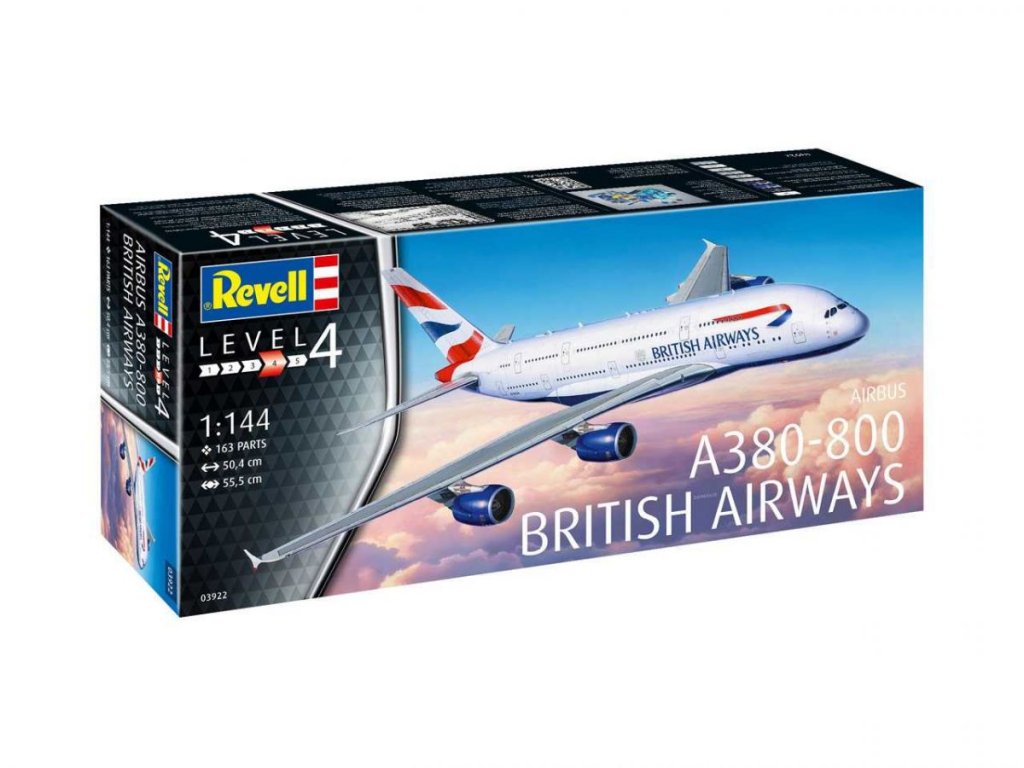 REVELL 1/144 Airbus A380-800 British Airways