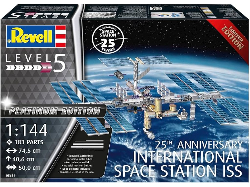 REVELL 1/144 Gift Set 25th Anniversary ISS Platinum Edition