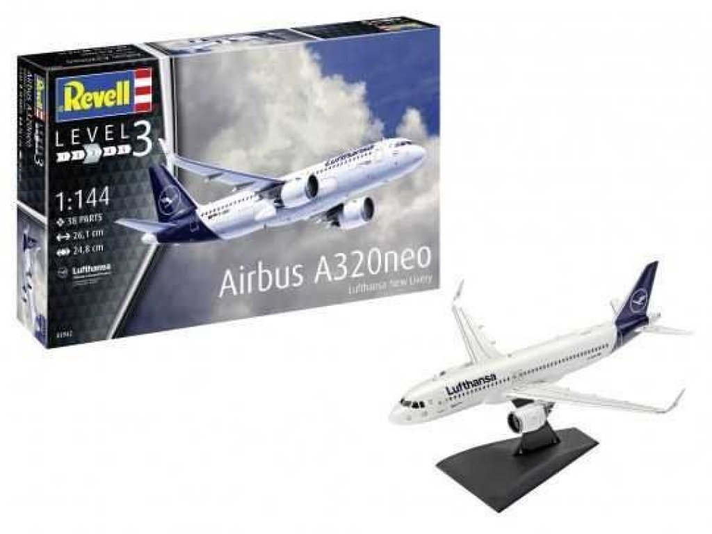 REVELL 1/144 MODELSET Airbus A320 Neo Luft
