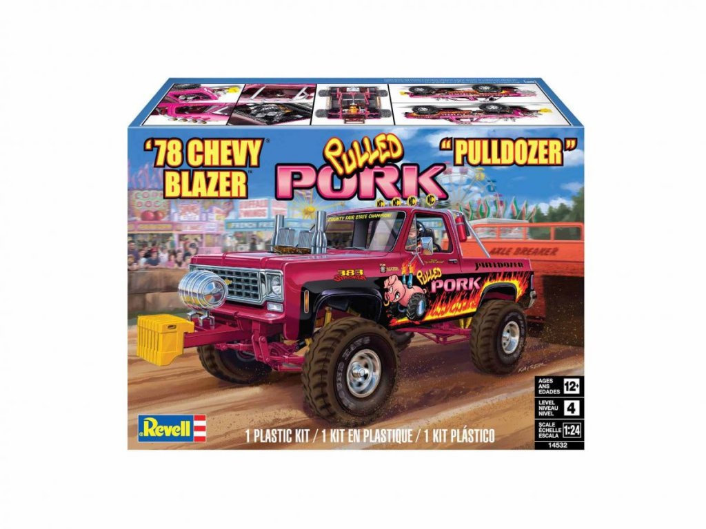 REVELL 1/24 1978 Chevy Blazer Pulldozer