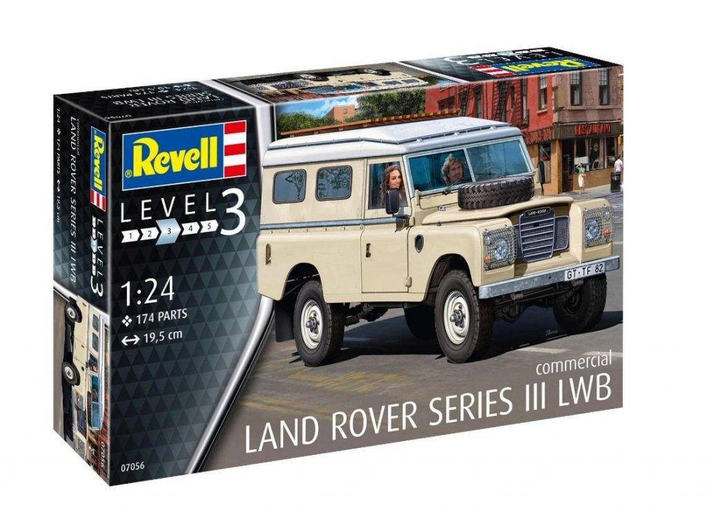 REVELL 1/24 Land Rover Series III LWB (commercial)