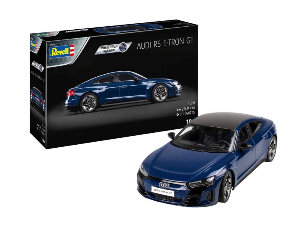 REVELL 1/24 Model Set Audi e-tron GT easy-click-system