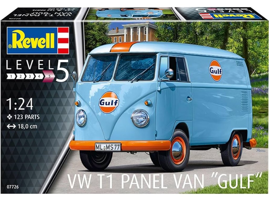 REVELL 1/24 VW T1 Panel Van Gulf Decor