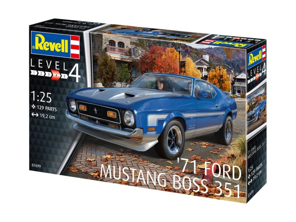REVELL 1/25 71 Mustang Boss 351