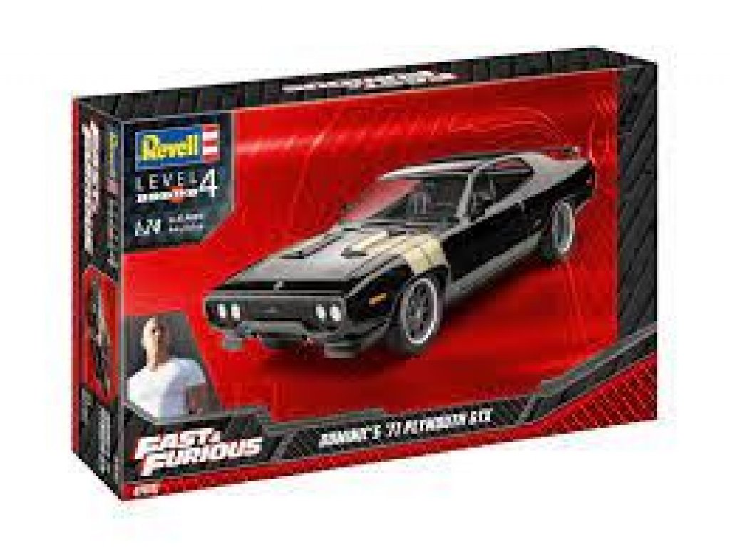 REVELL 1/25 Fast Furious Dominics 1971 Plymouth GTX
