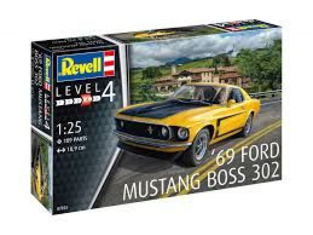 REVELL 1/25 Ford 1969 Boss 302 Mustang