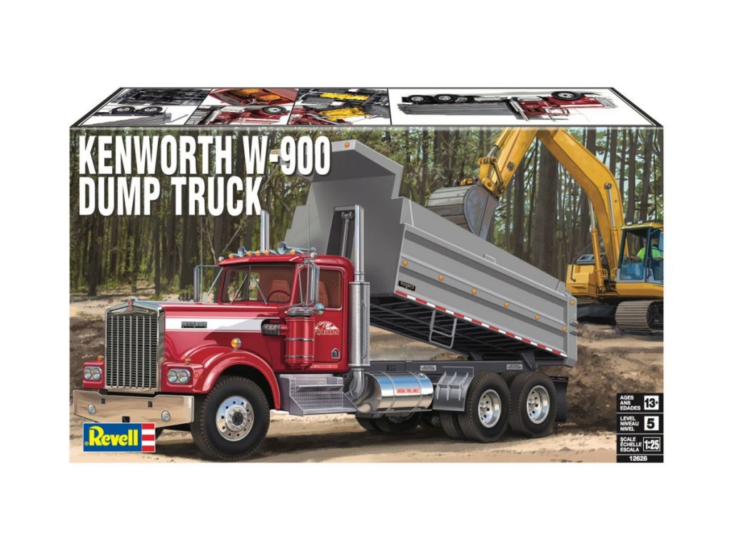 REVELL 1/25 Kenworth W-900 Dump Truck