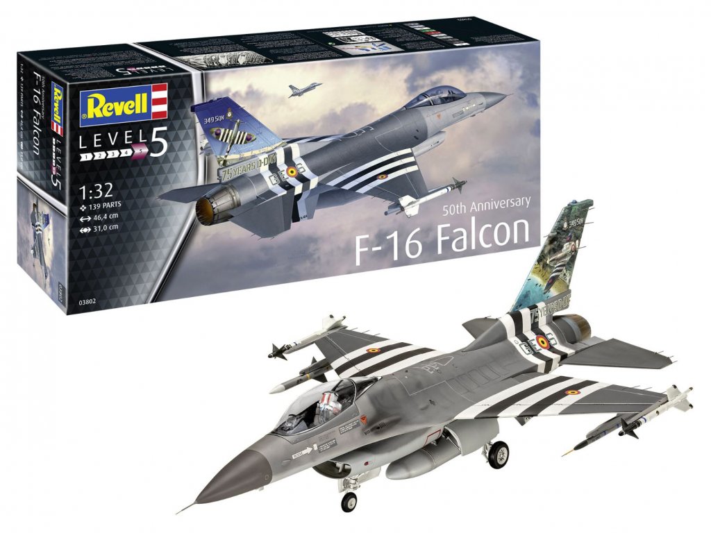 REVELL 1/32 F-16 Falcon 50Jahrestag