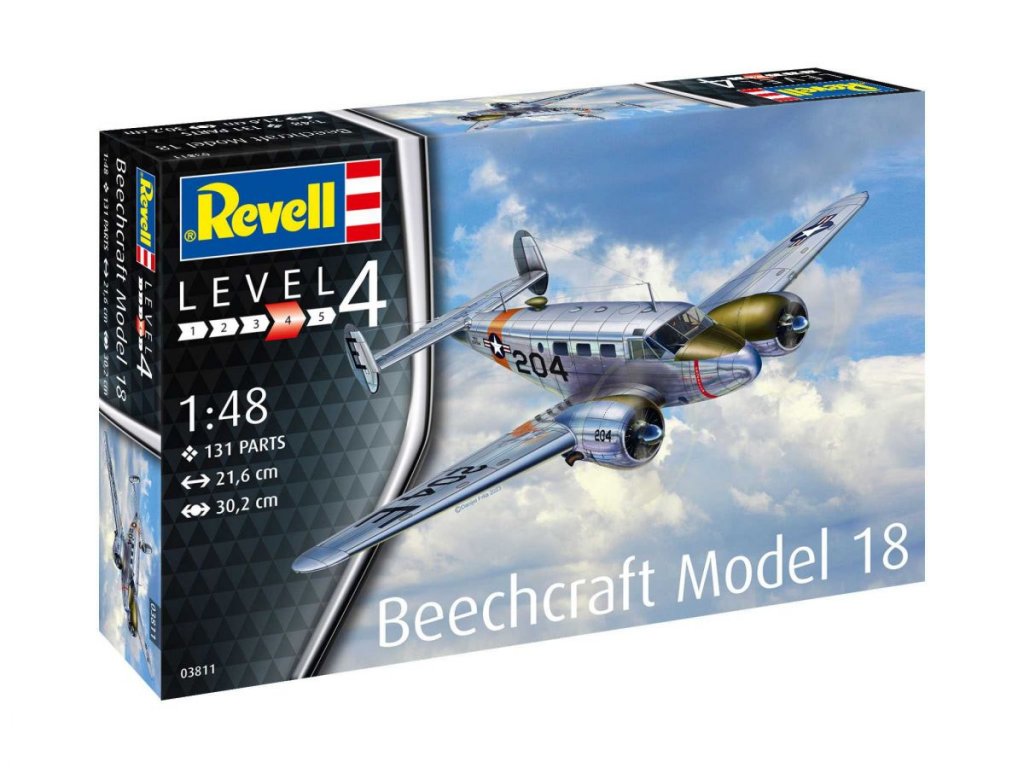 REVELL 1/48 Beechcraft Model 18