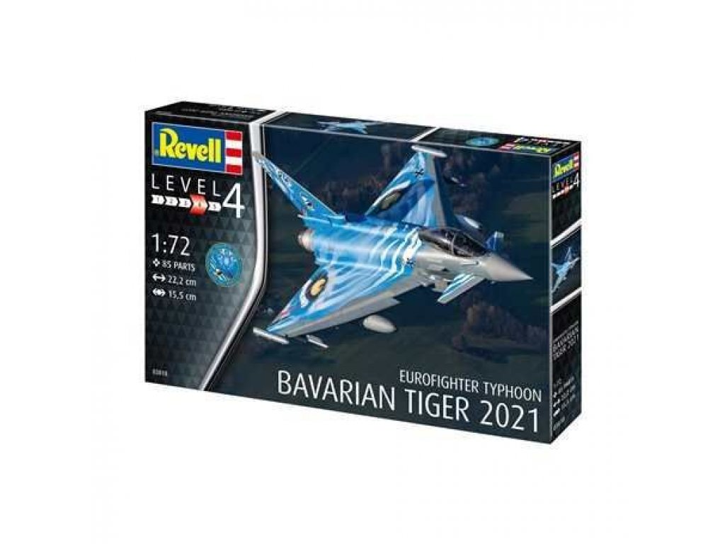 REVELL 1/72 Eurofighter Typhoon Bavarian Tiger 2021