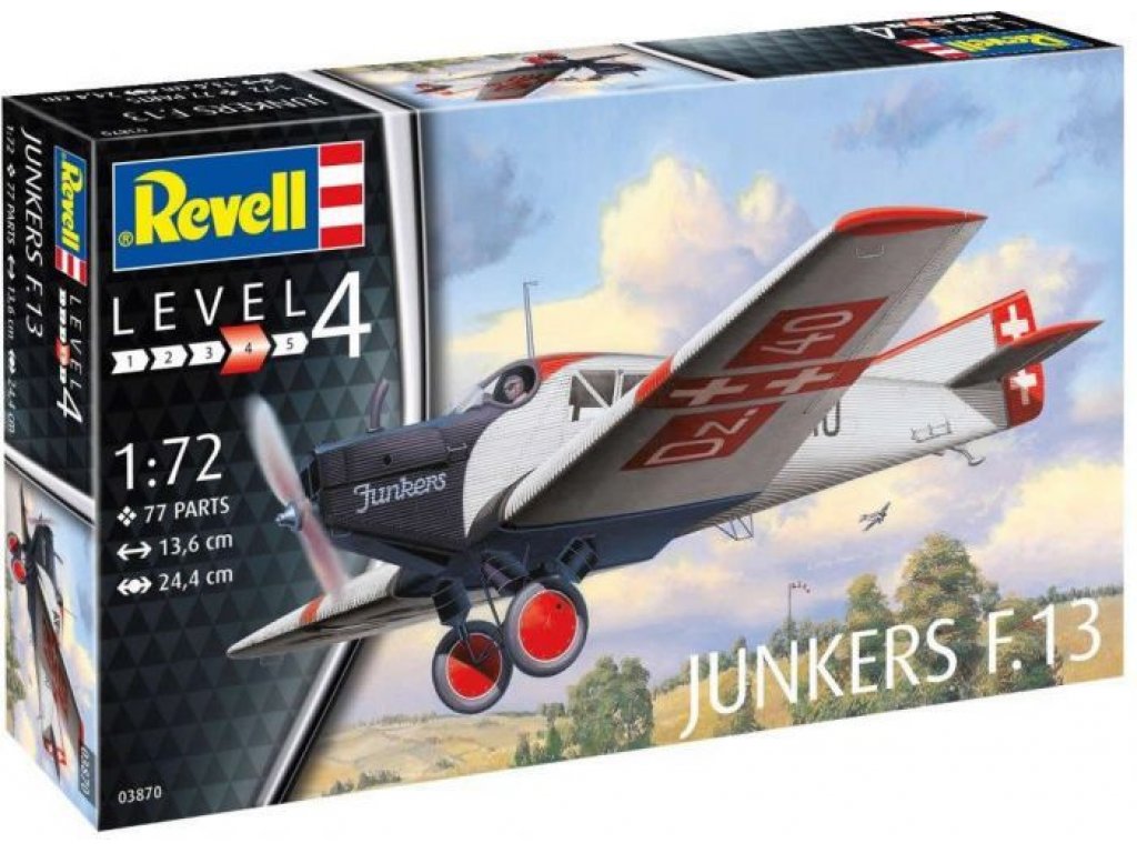 REVELL 1/72 Junkers F.13