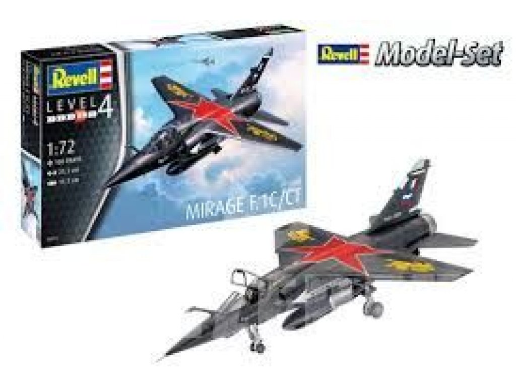 REVELL 1/72 MODELSET Mirage F-1 C/CT