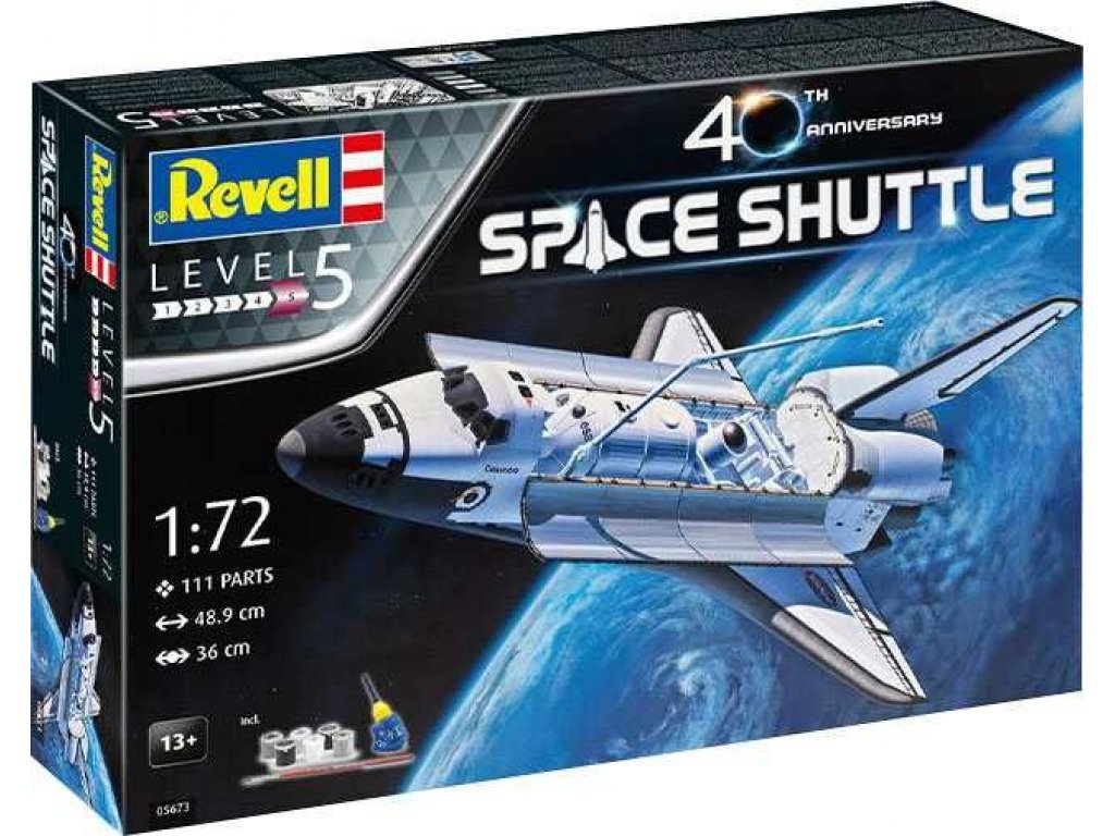 REVELL 1/72 Space Shuttle - 40th Anniversary Gift Set