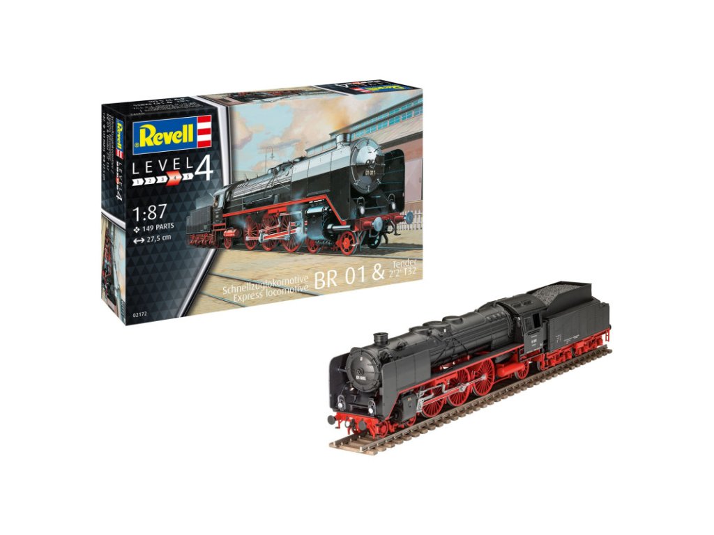 REVELL 62172 Model Set 1/87 Express Locomotive BR01