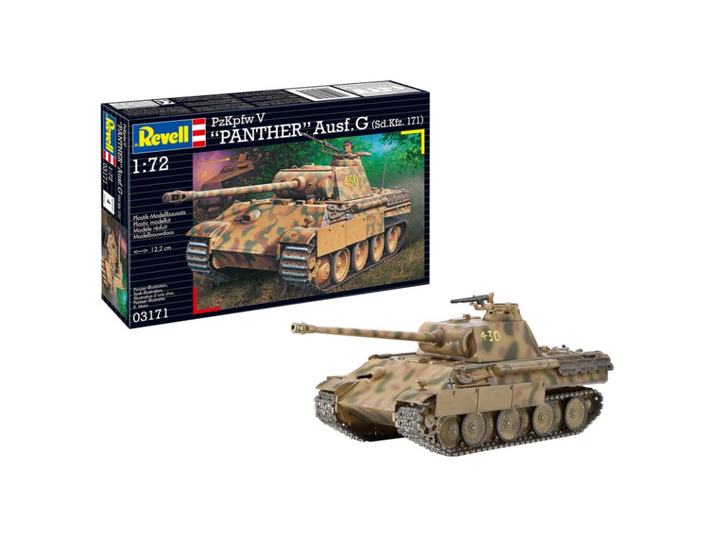 REVELL 63171 Model Set 1/72 Panther Ausf. G