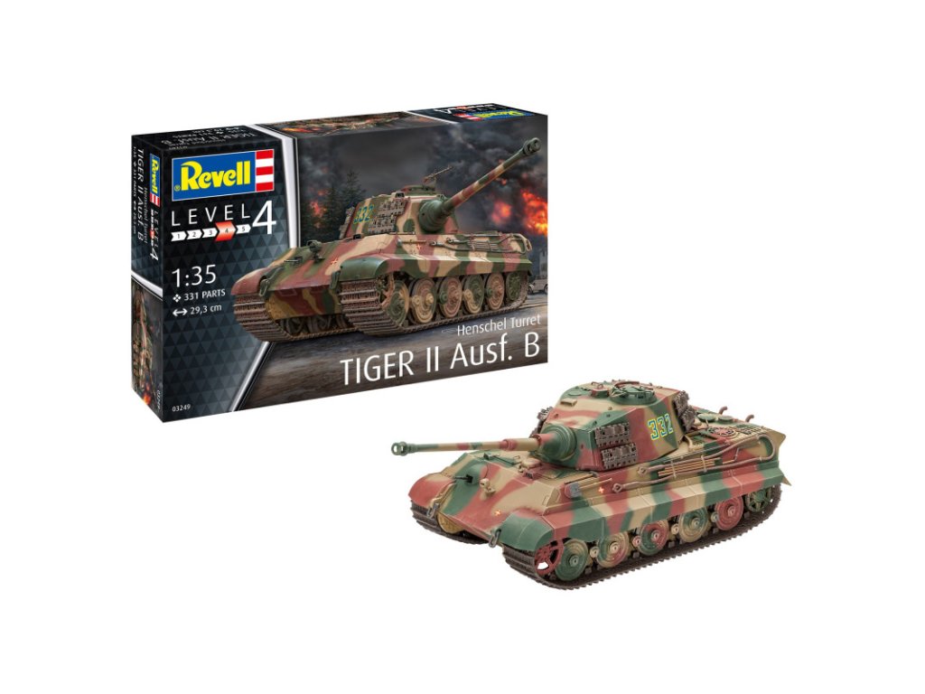 REVELL 63249 Model Set 1/35 Tiger II Ausf. B