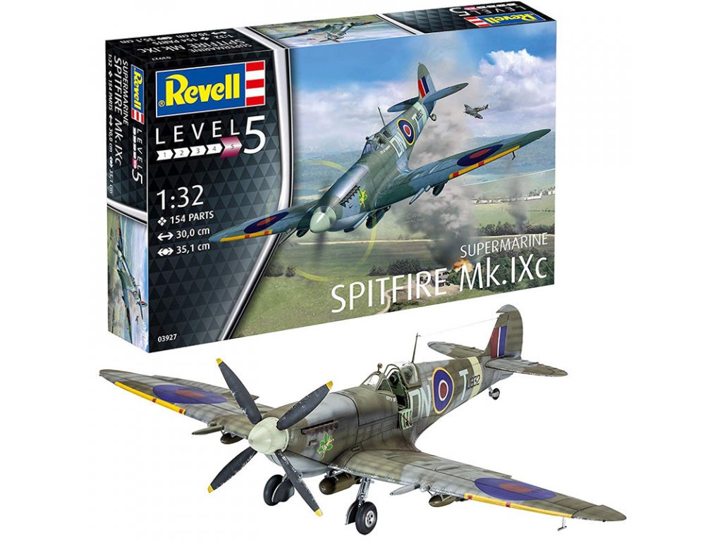 REVELL 63927 Model Set 1/32 Supermarine Spitfire Mk. IX