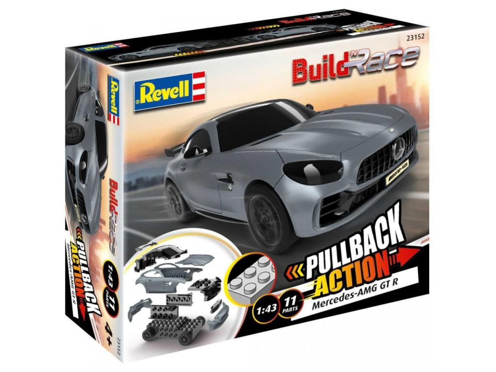 Revell Lego 23152 Build 'n Race Mercedes AMG GT R,black