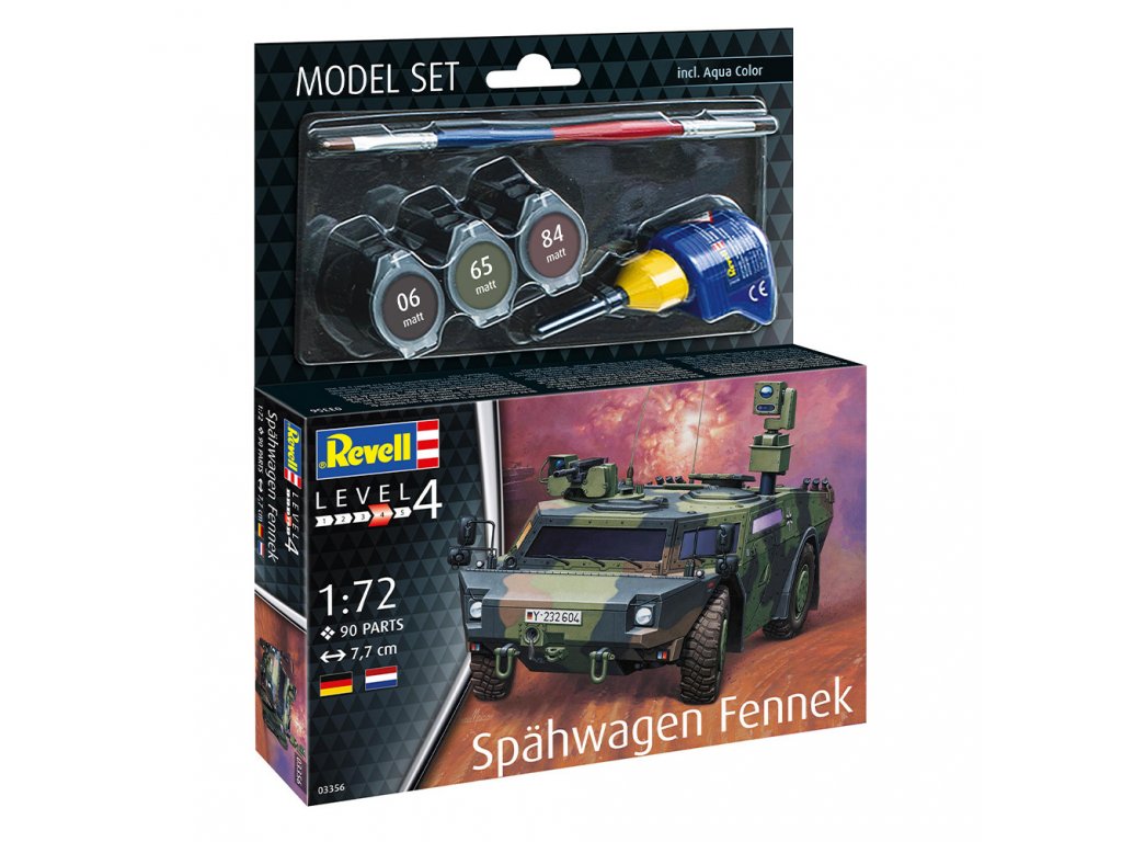 REVELL Model Set 1/72 Spahwagen Fennek