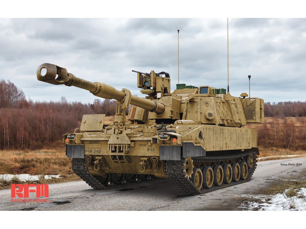 RFM 1/35 5129 M109A7 PALADIN 155 mm Self-Propelled Howitzer w/ Workable Tracks