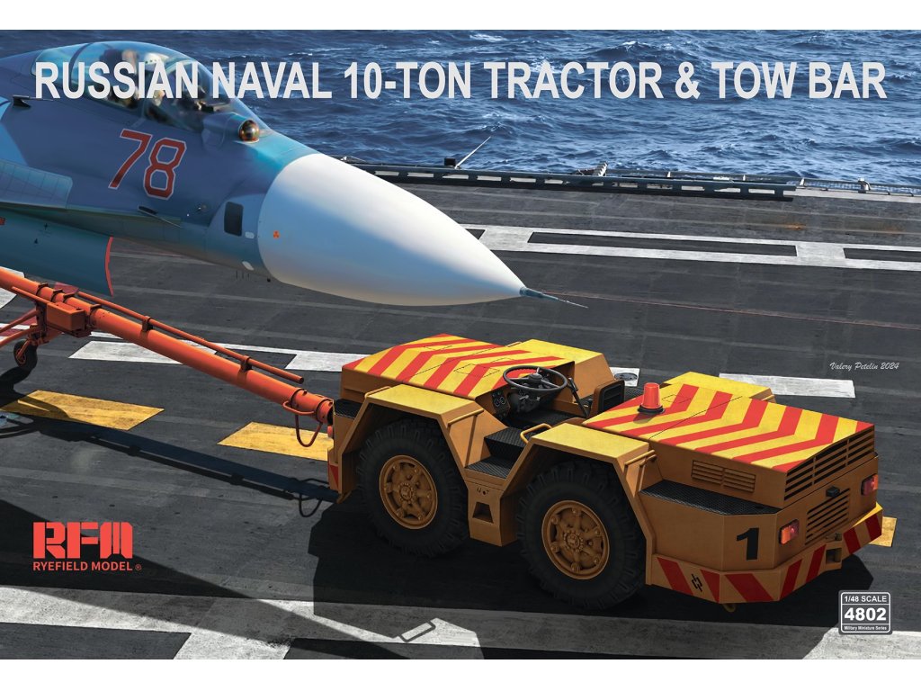 RFM 1/48 4802 Russian Naval 10-Ton Tractor & Tow Bar