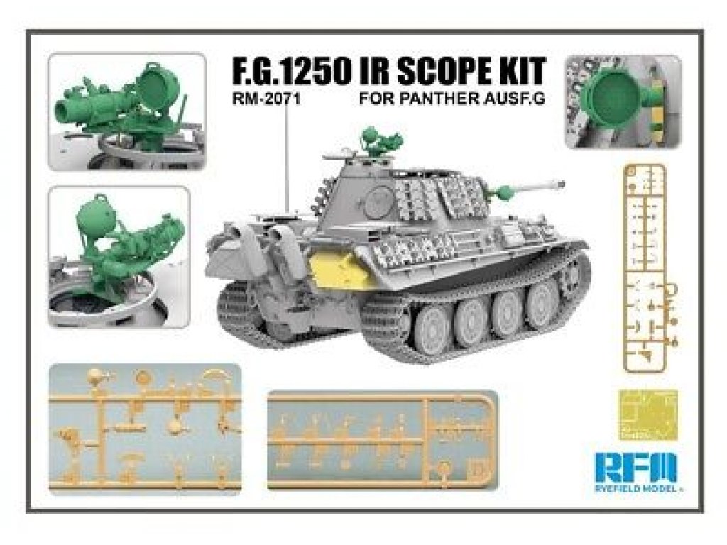 RFM 2071 1/35 F.G.1250 IR Scope Kit For Panther Ausf.G