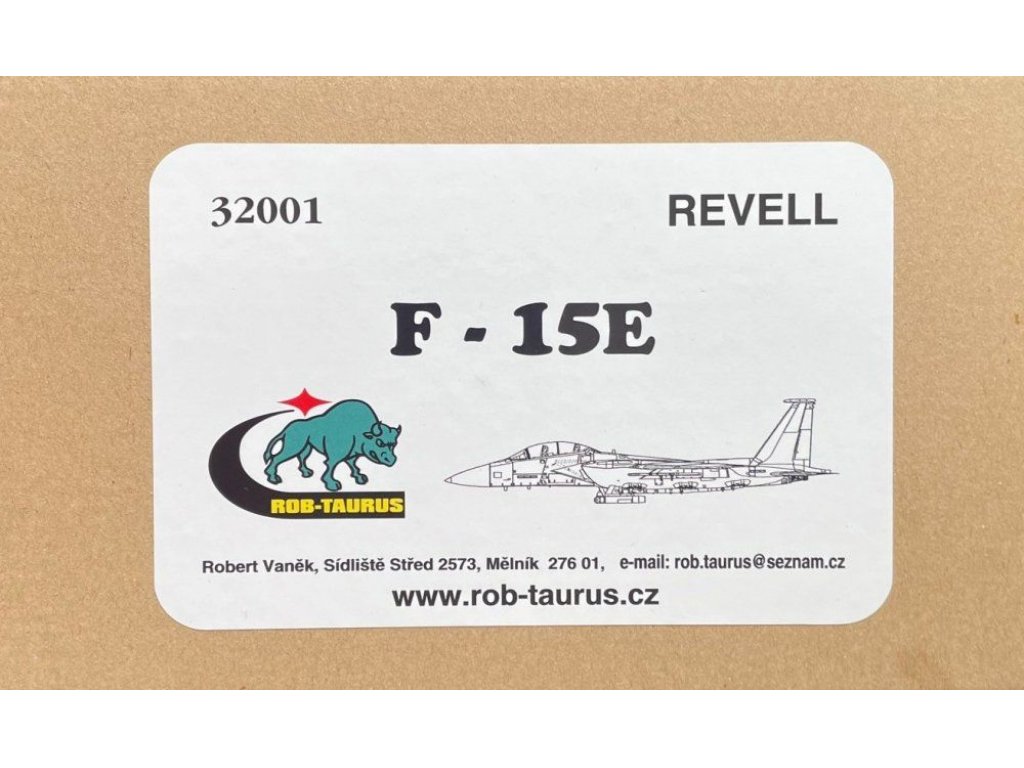 ROB TAURUS 1/32 Vacu Canopy F-15E for REV