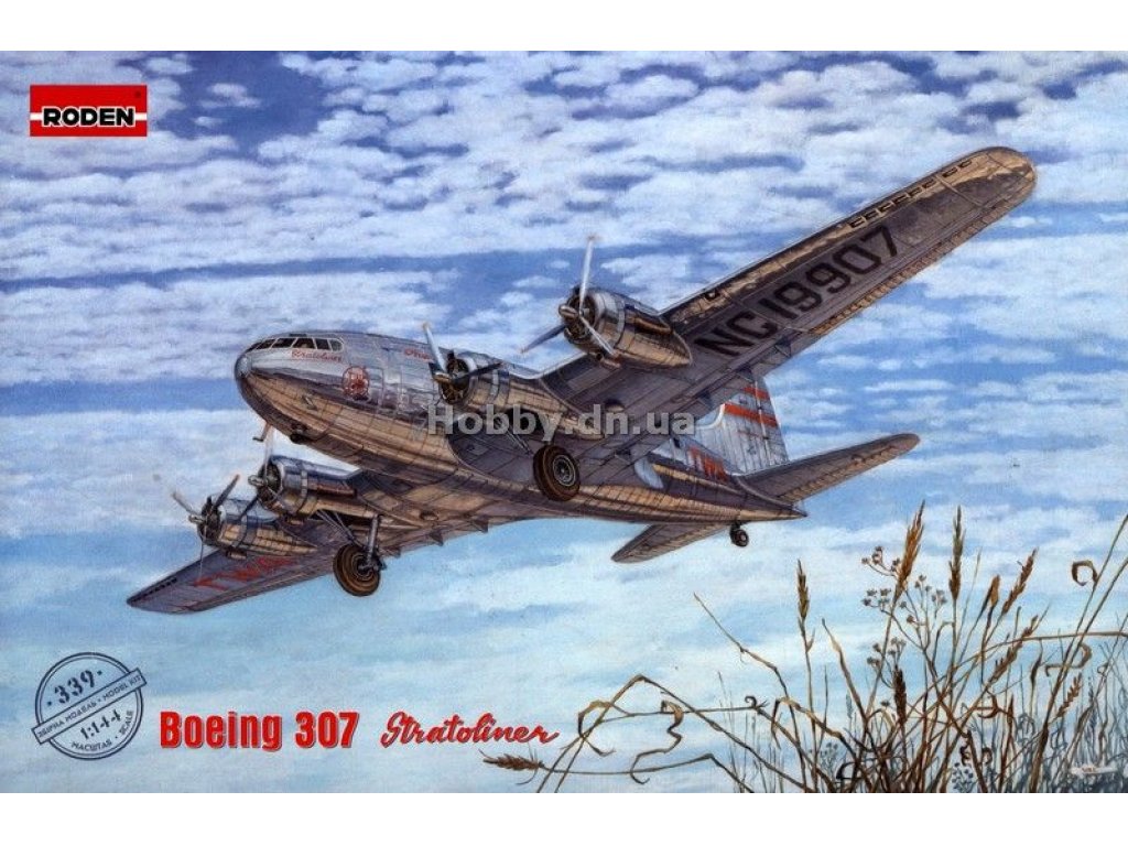 RODEN 1/144 Boeing 307 Stratoliner The Transcontinental Line