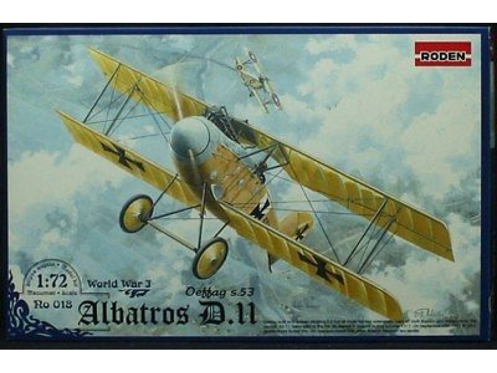 RODEN 1/72 Albatros D.II Oeffag s.53