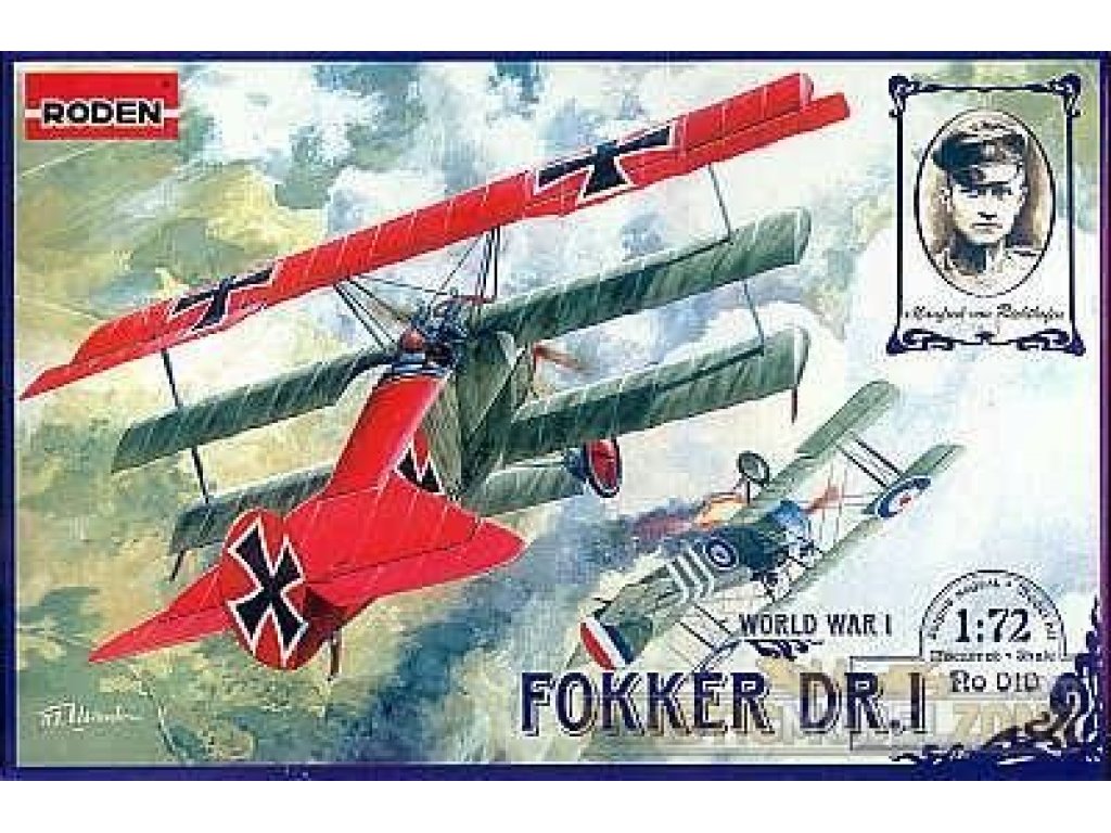 RODEN 1/72 Fokker Dr.I