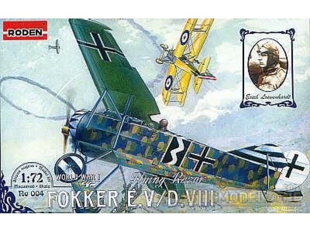 RODEN 1/72 Fokker E.V/D.VIII